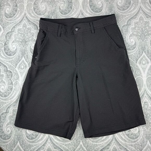 Men's Lululemon Kahuna Seersucker Flat Front Shorts - Picture 1 of 5